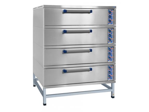 Пекарский шкаф электр., 4 камеры, нерж.ст.