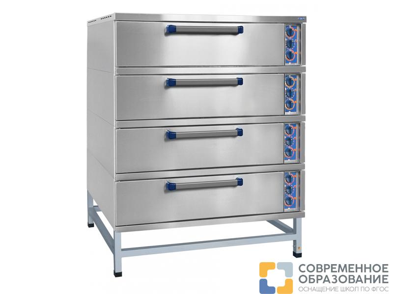 Пекарский шкаф электр., 4 камеры, нерж.ст.