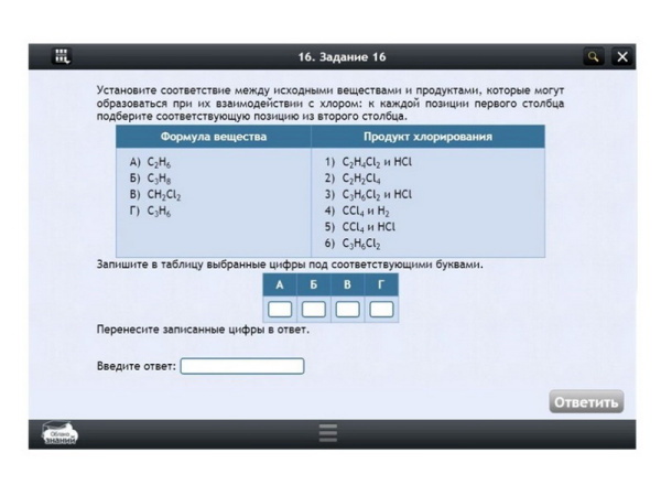 Электронные образовательные ресурсы по предмету Химия (10 класс)