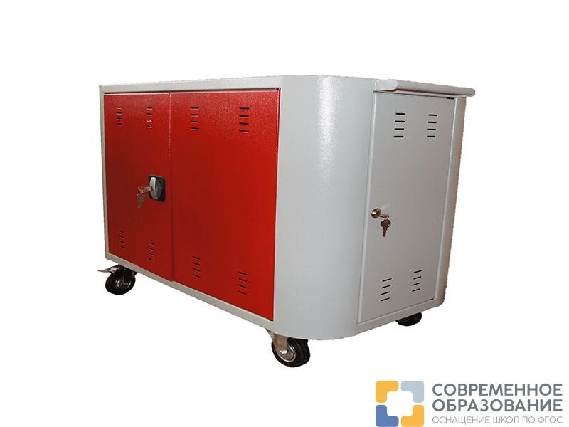 Тележка для ноутбуков, 30 ячеек, 115х50х80 см