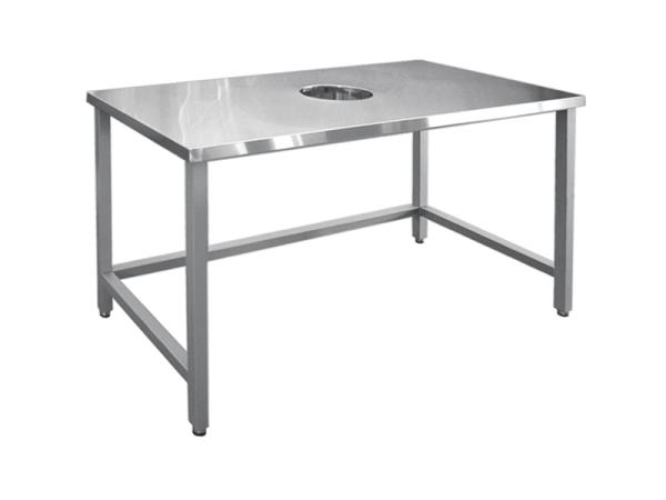 Стол для сбора отходов, краш.каркас, 800х700х860 мм