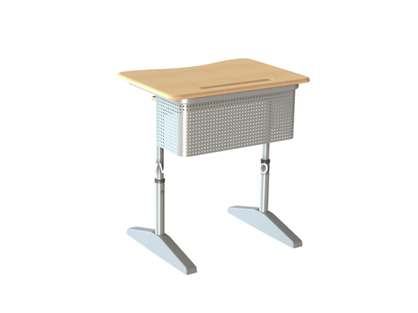парта одноместная с полкой и перф. экраном Парта одноместная с полкой и перф. экраном