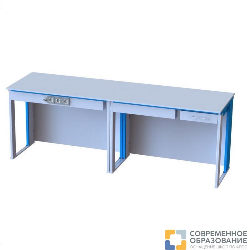 Стол демонстрационный с электрикой 2400х700х900