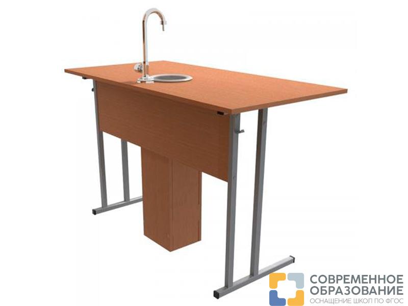 Стол ученический с сантехникой