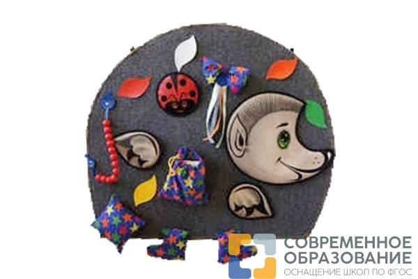 Игровое тактильное панно Ежик, 770х700 мм