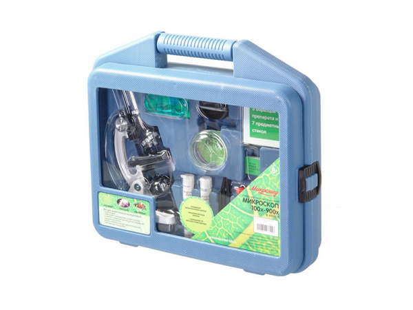 Микроскоп Микромед 100x–900x, в кейсе