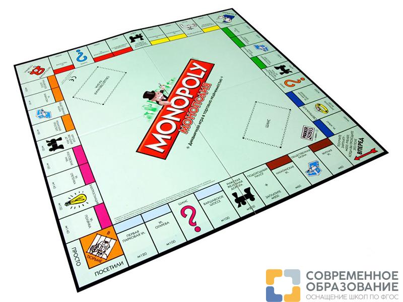 Игра Монополия со шрифтом Брайля