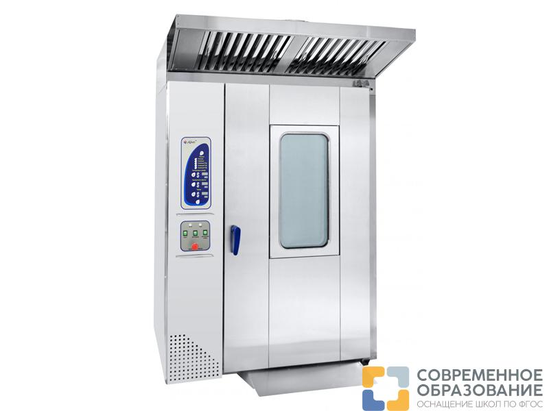 Пекарский шкаф, ротационный, тележка-шпилька, 16 уровней