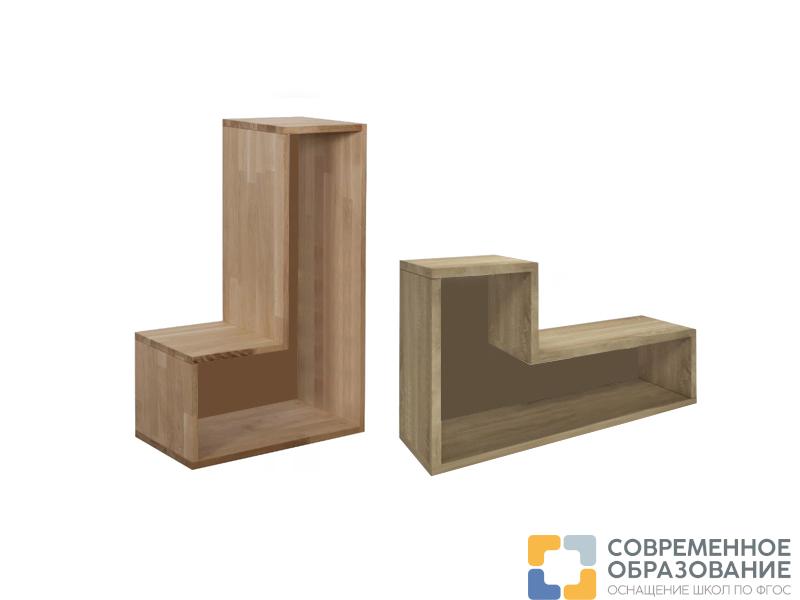 Стеллаж ТЕТРИС L-образный модуль 900х200х600