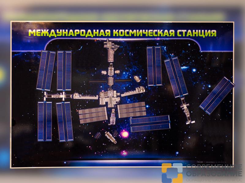 Магнитно-маркерное панно "Международная космическая станция"