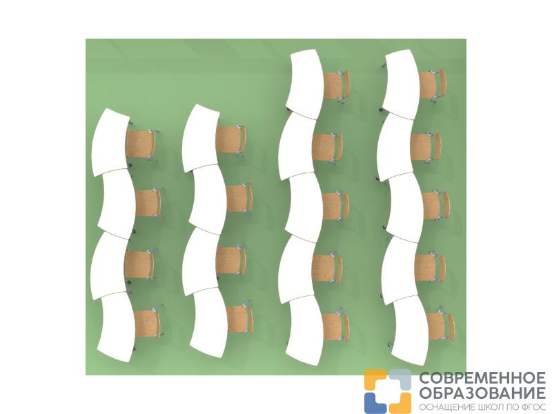 Стол ученический трансформер "Ромашка Л" Лайн