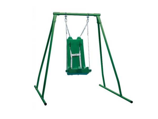 Качели мобильные с мягким креслом и ремнями безопасности