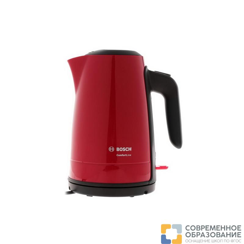 Чайник электрический Bosch TWK 6A014 красная 1.7 л
