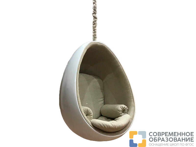 Подвесное кресло-яйцо в велюре 900х660х1500 мм