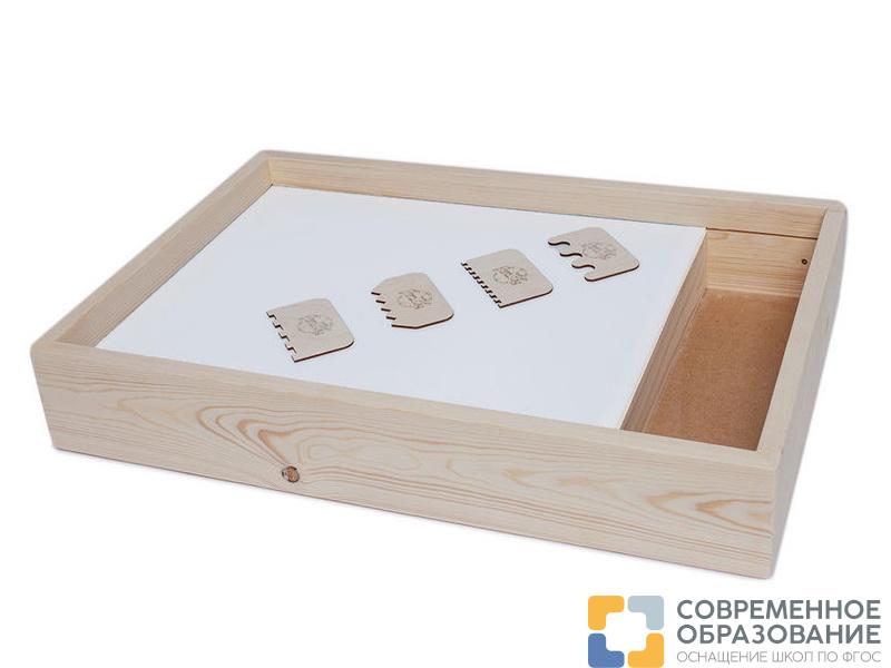 Набор инструментов для рисования песком (4 шт, фанера)