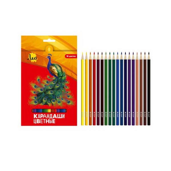 Карандаши, 18 цветов