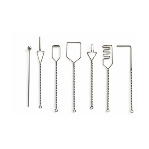 Комплект логопедических зондов для постановки звуков для маленьких детей, 7 шт