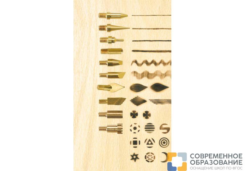 Выжигатель по дереву с насадками Pebaro (20 насадок)