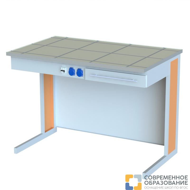 Стол демонстрационный с электрикой, 120х75х90