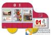 Информационный стенд Пожарная машинка, 130х80 см