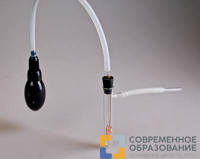 Прибор для окисления спирта над медным катализатором