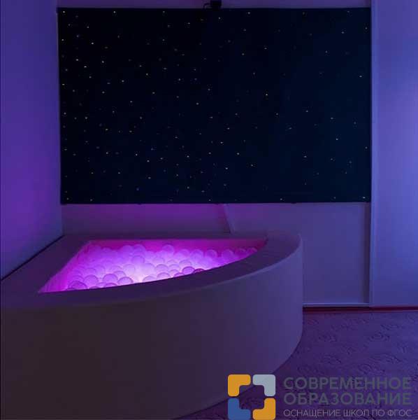 Сухой бассейн интерактивный 200х200 см