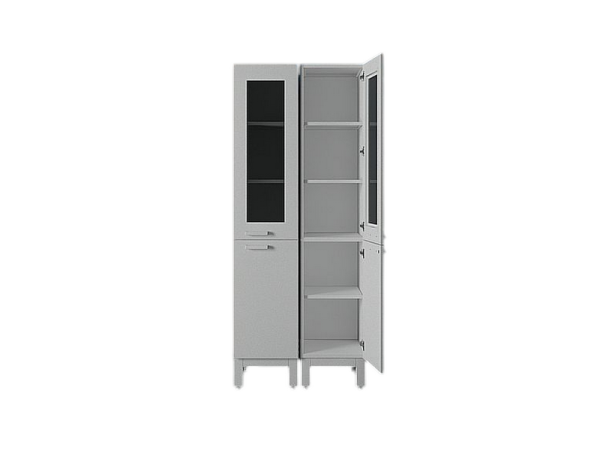 Шкаф для лабораторной посуды, одностворчатый, 400х450х2000