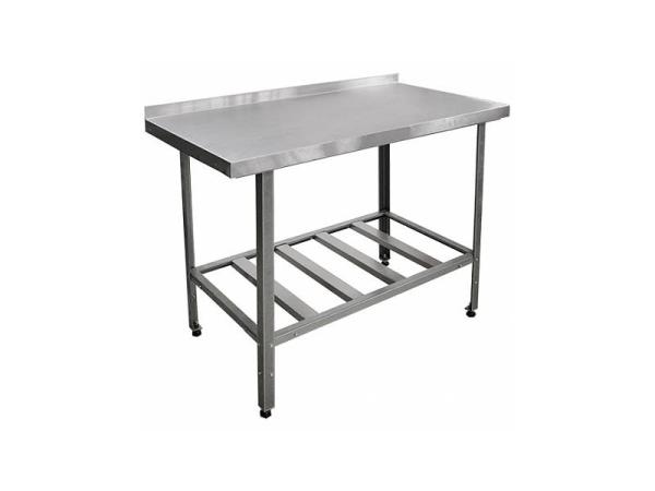 Стол разделочный с бортиком + полка-решетка, серия СТАНДАРТ НК