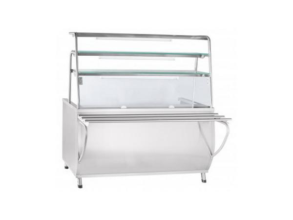 Мармит для первых блюд Премьер, 3 конфорки, 3 полки, L1500 мм