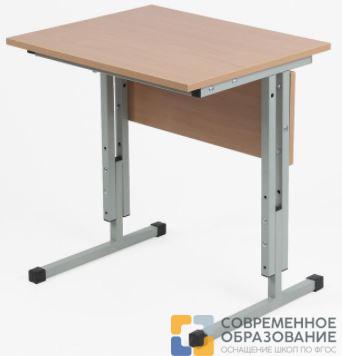 Стол ученический одноместный, с регулировкой высоты и угла наклона №5-7