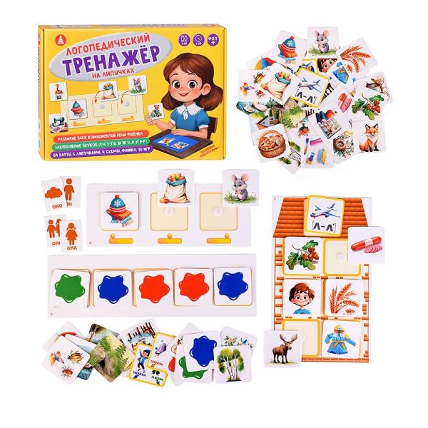 Игра Тренажер логопедический на липучках
