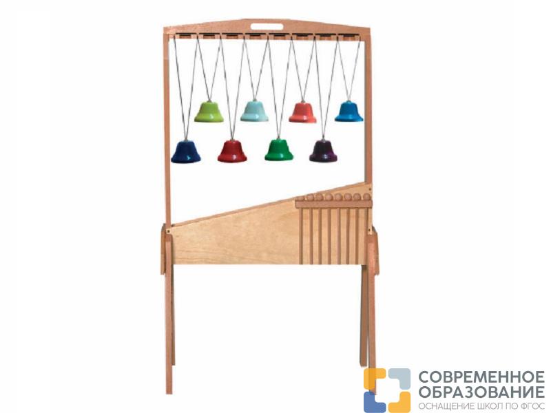 Набор колокольчиков 8 штук на подставке