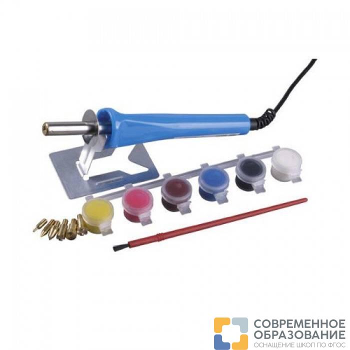 Прибор STAYER "MASTER" для выжигания, насадки 7шт. + краски