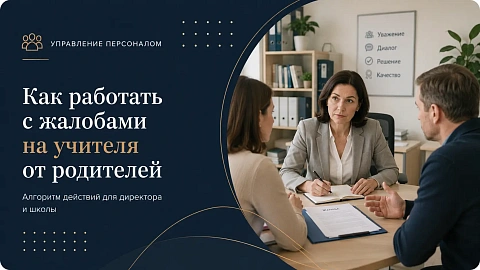 Как работать с жалобами на учителя от родителей