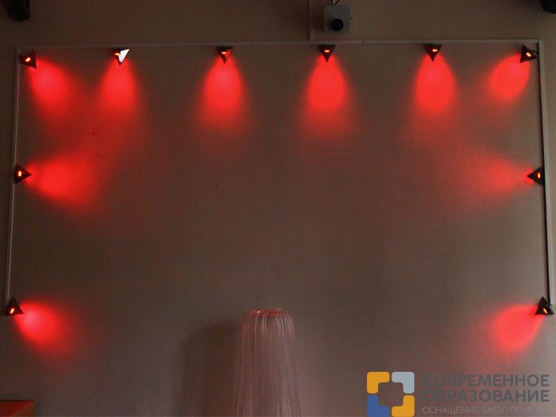 Стена световая анимационная, комплект светильников