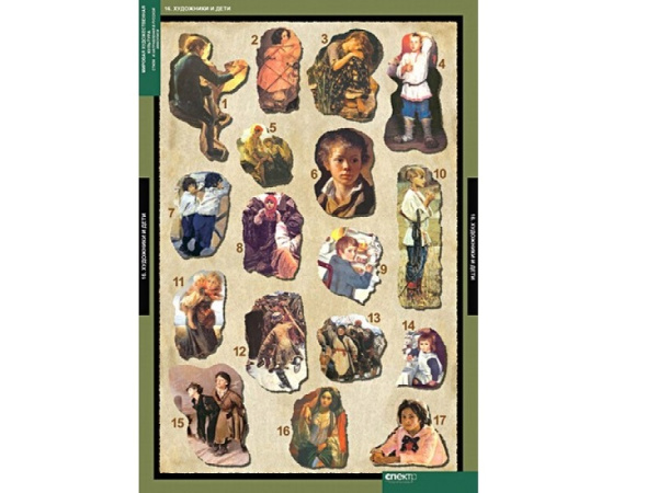 Таблицы демонстр. «Мировая художественная культура. Стили и направления в русской живописи» 16 шт.