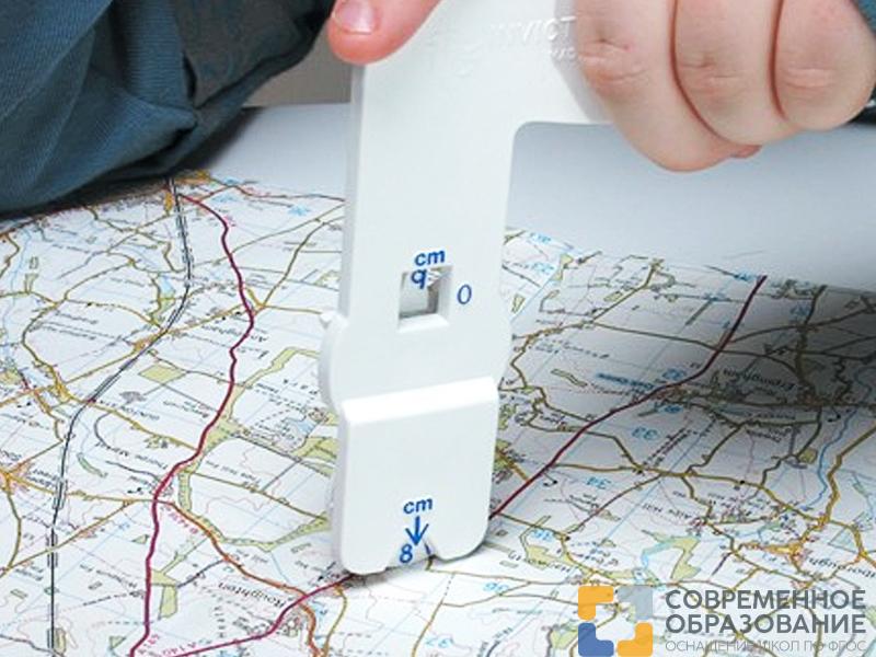 Курвиметр для работы с картой