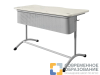 Школьный двухместный стол с перфорированным экраном ШСТ14